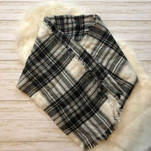 Plaid Wrap Scarf